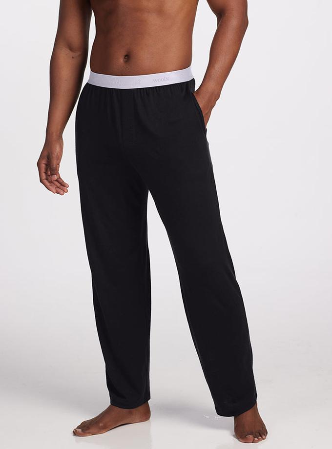 Woolx Arlo Lounge Pants - Black High Quality