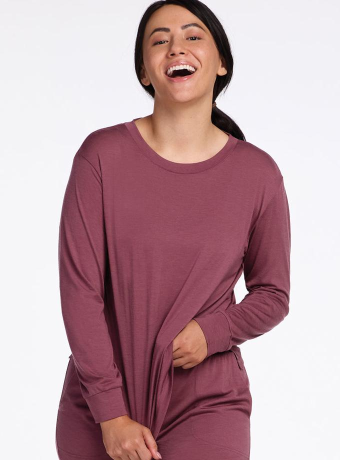 Woolx Ashlie Lounge Top - Wild Ginger Best Buy