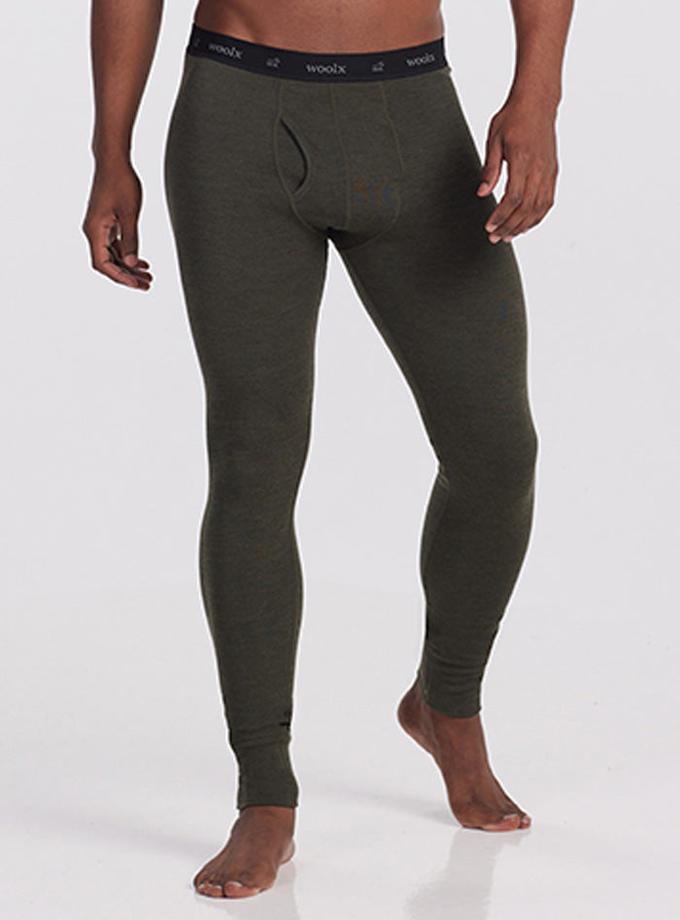 Woolx Backcountry Leggings - Dark Moss New Arrival