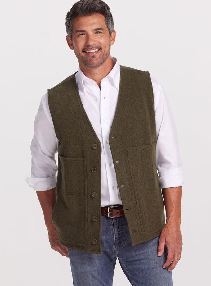 Woolx Baker Vest - Dark Forest Best Seller