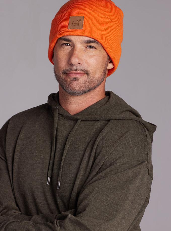 Woolx Baylor Beanie - Bright Orange Best Buy