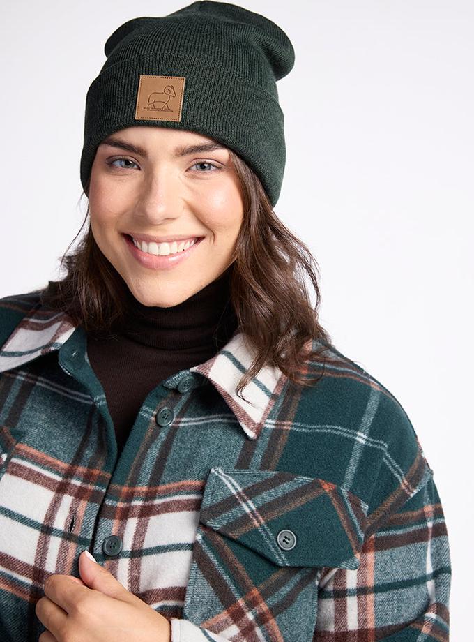 Woolx Baylor Beanie - Pine Best Price