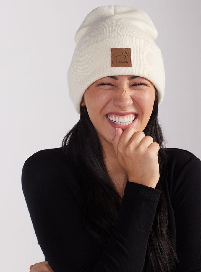 Woolx Baylor Beanie - Sweet Cream Best Buy