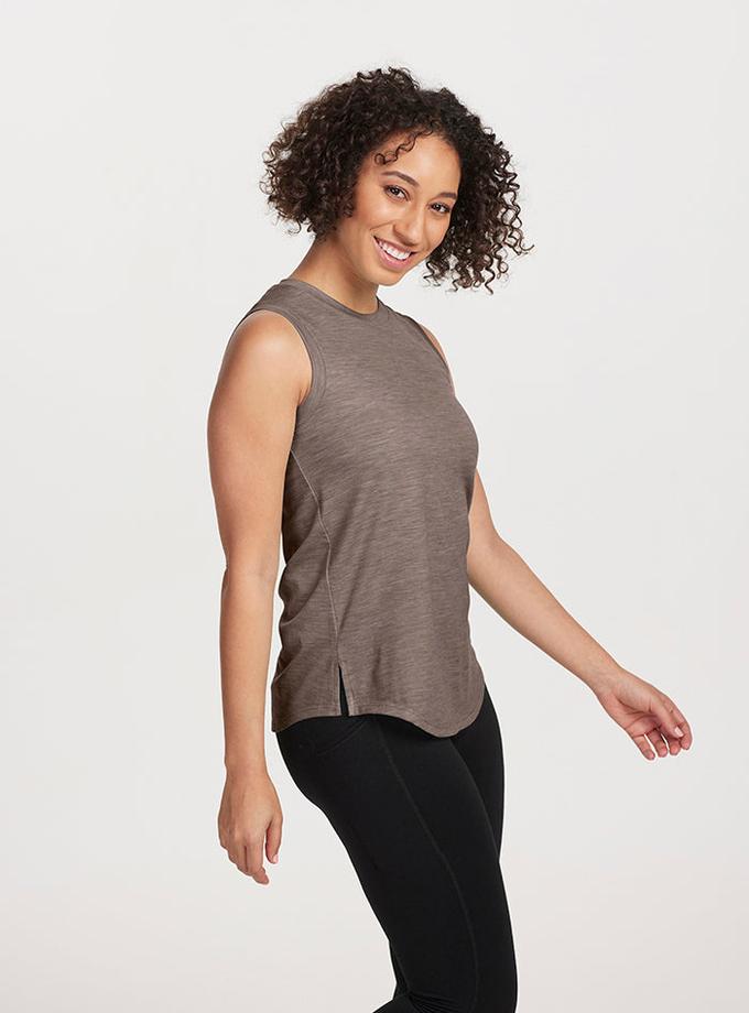 Woolx Bella Tunic Top - Simply Taupe Best Price