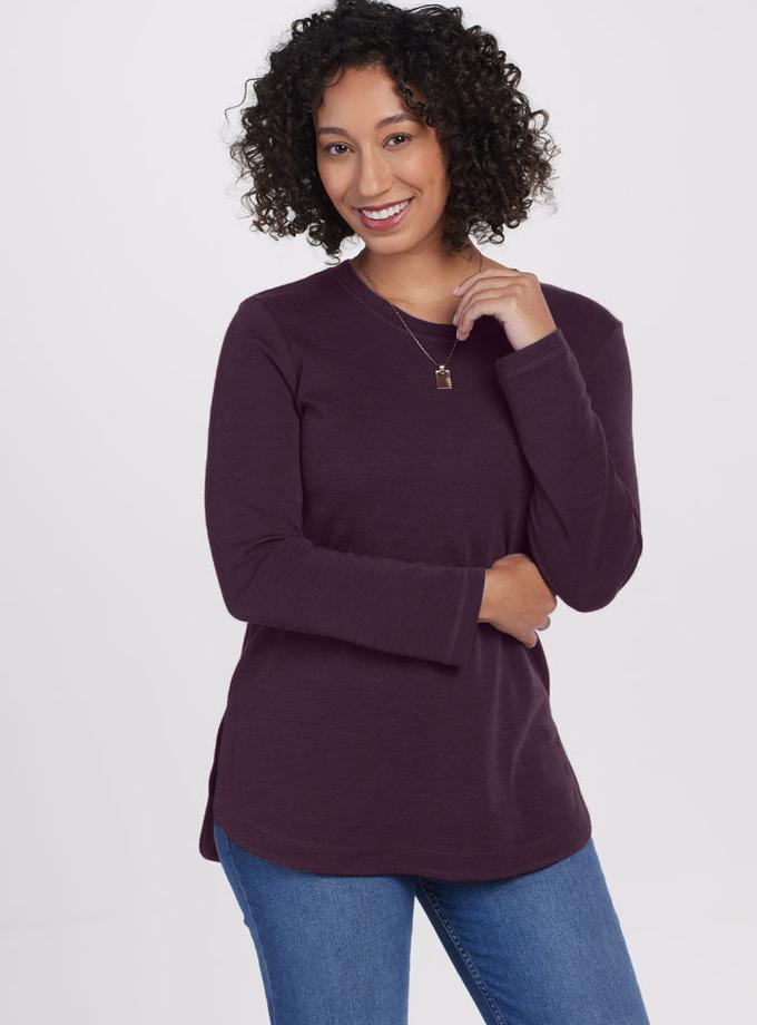 Woolx Blair Tunic - Deep Plum Best Buy