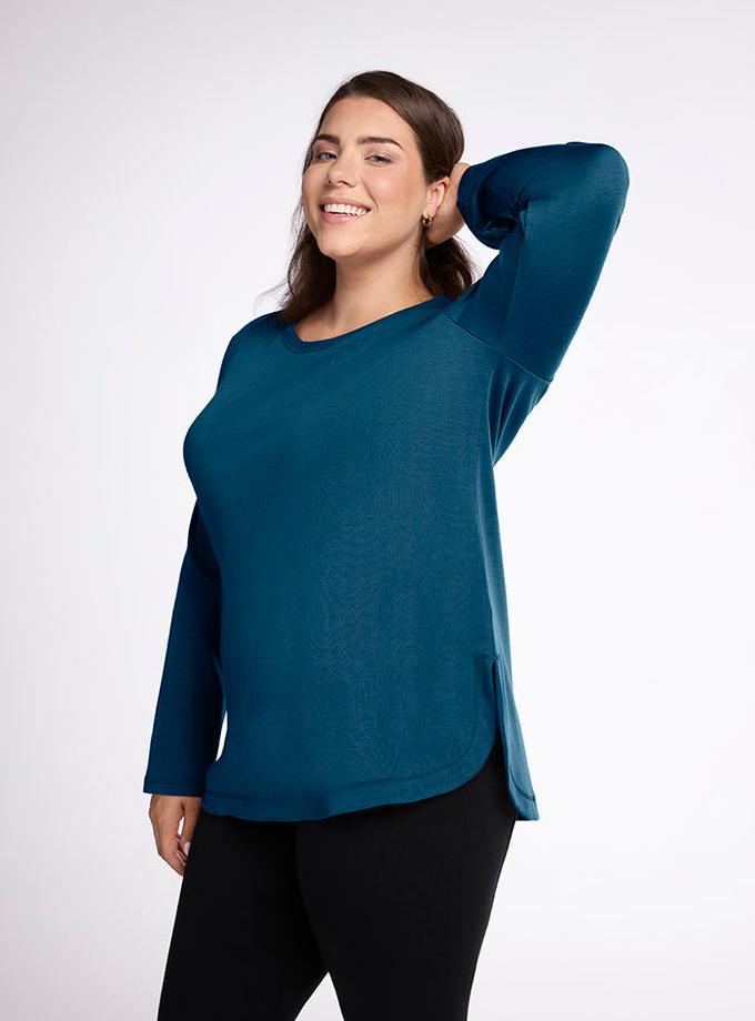 Woolx Blair Tunic - Real Teal New Arrival