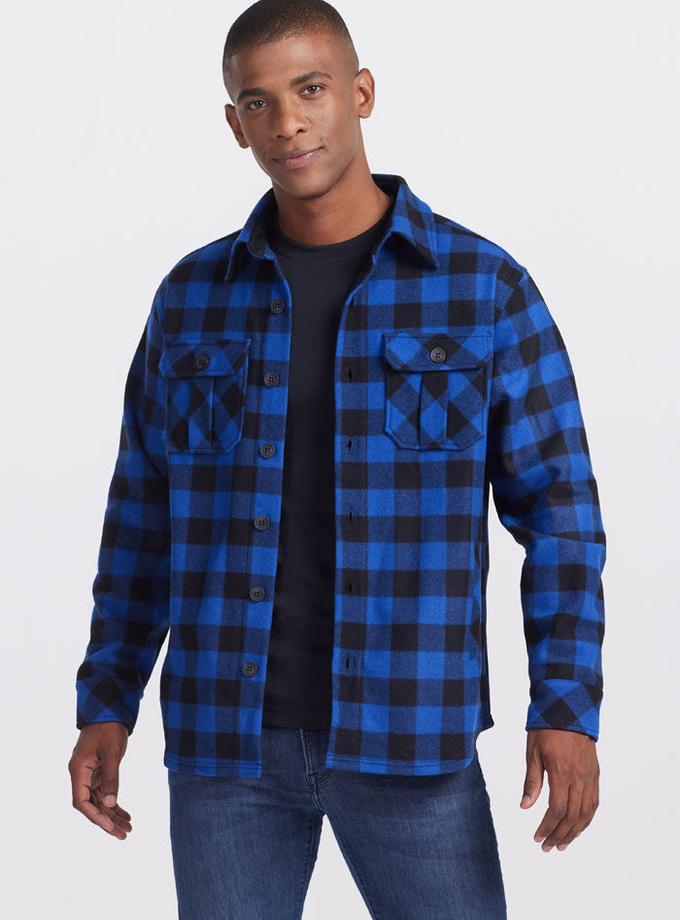 Woolx Burlington Jacket - Bright Blue Black New Arrival