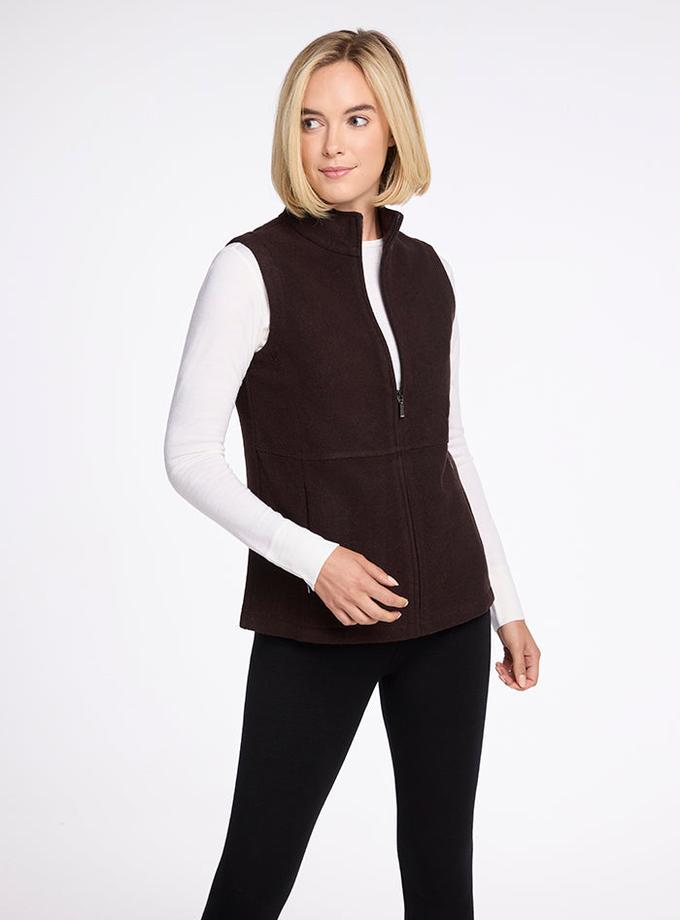 Woolx Colbie Vest - French Roast High Quality