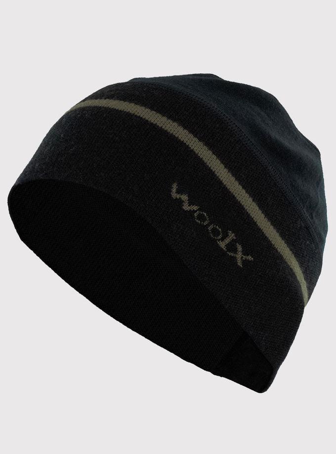 Woolx Cold Snap Beanie - Black Olive For Sale