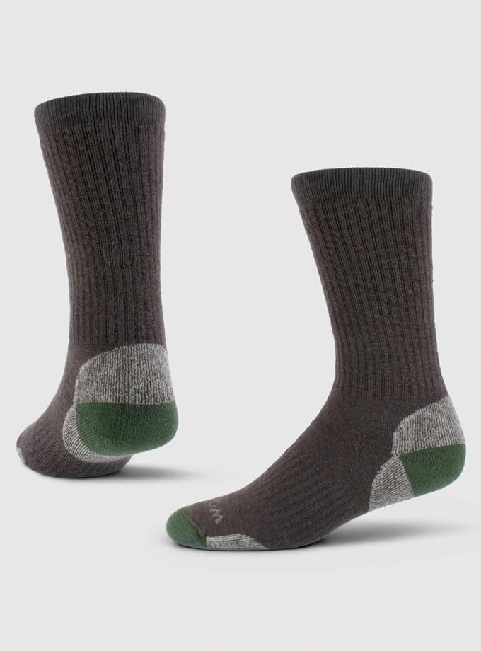 Woolx Core Crew Sock Full Cushion - French Roast Best Buy