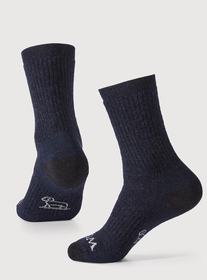 Woolx Core Crew Sock Full Cushion - Navy Best Buy