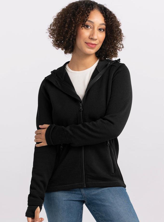 Woolx Cubby Hooded Sweatshirt - Black Best Buy