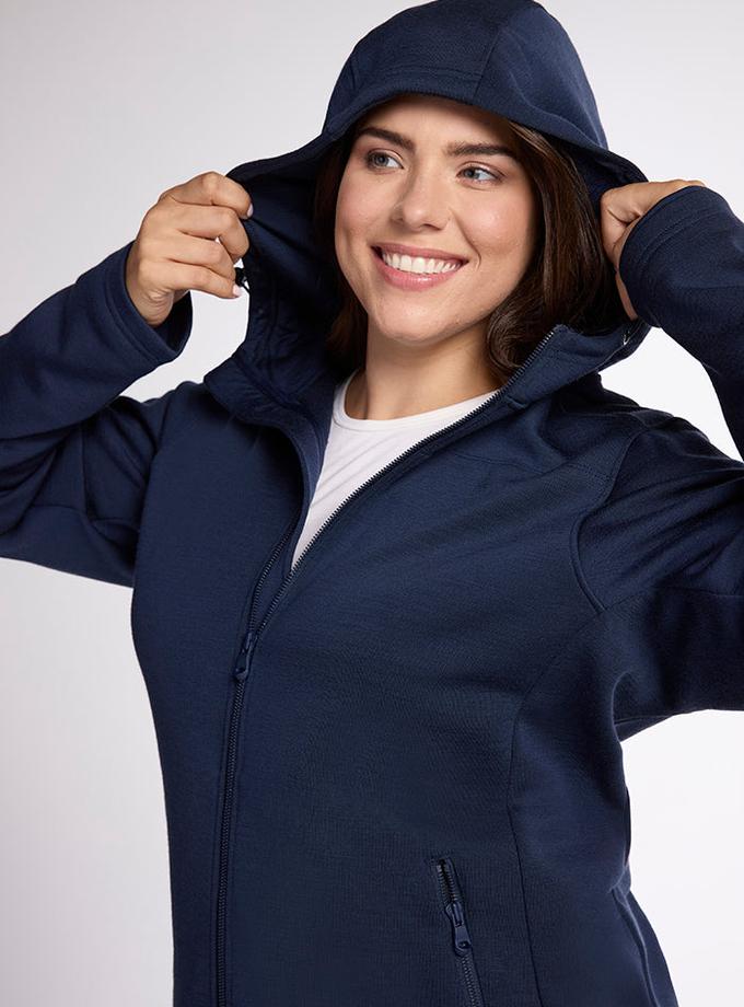 Woolx Cubby Hooded Sweatshirt - Deep Navy Best Buy