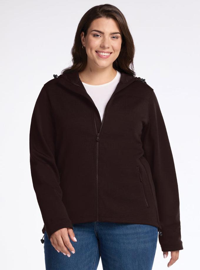 Woolx Cubby Hooded Sweatshirt - French Roast Same Day Delivery