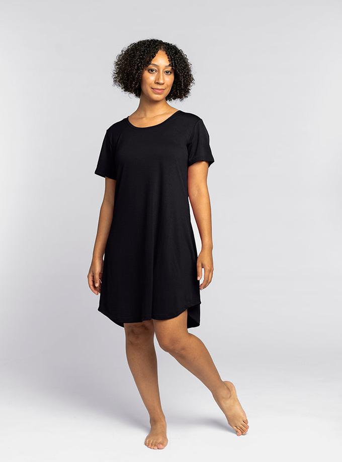 Woolx Desi Nightgown - Black Best Price