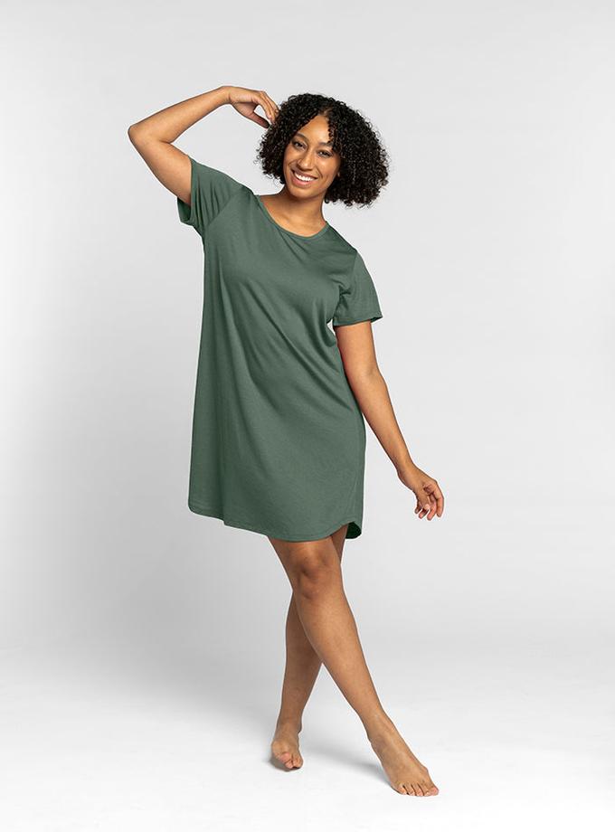 Woolx Desi Nightgown - Duck Green Best Price