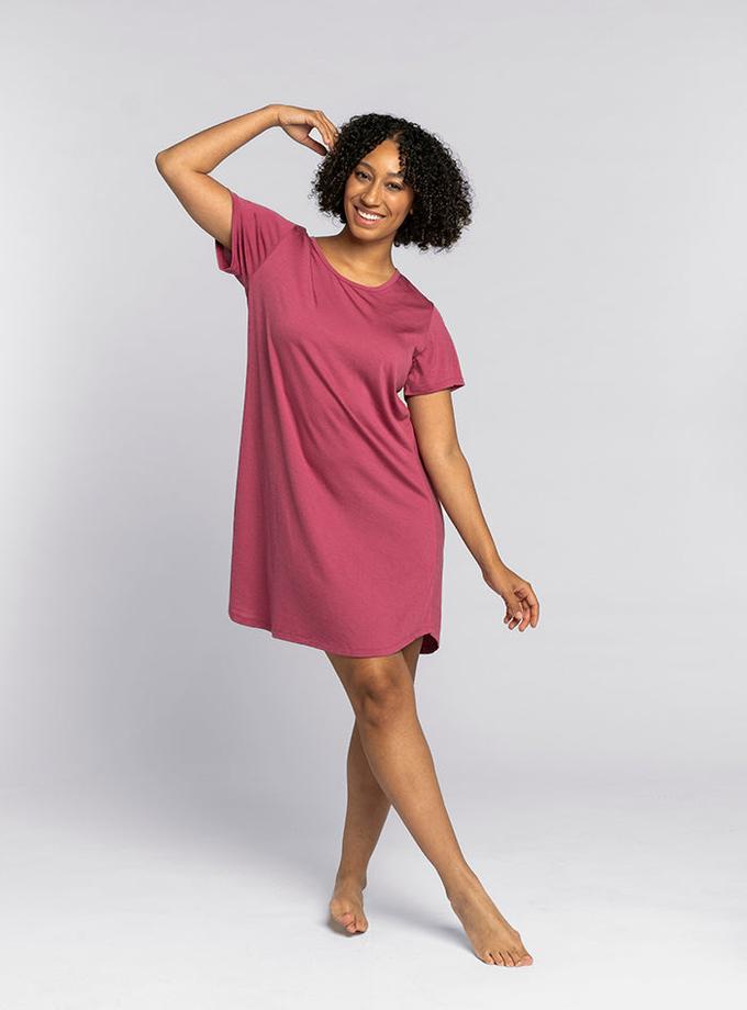 Woolx Desi Nightgown - Red Violet For Sale