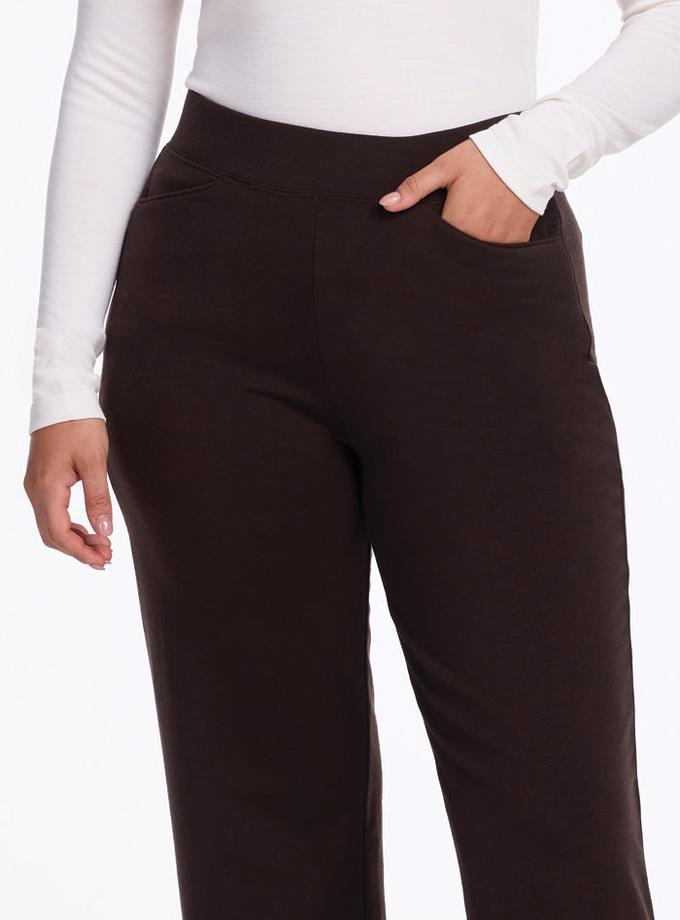 Woolx Ellie Wide Leg Pants - French Roast For Sale