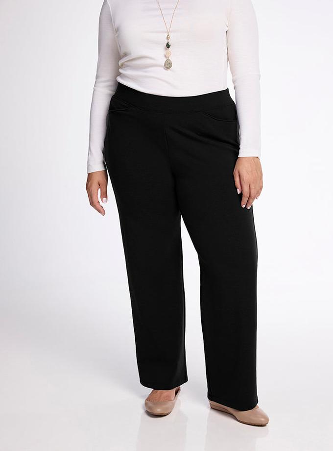 Woolx Ellie Wide Leg Pants Tall - Black High Quality