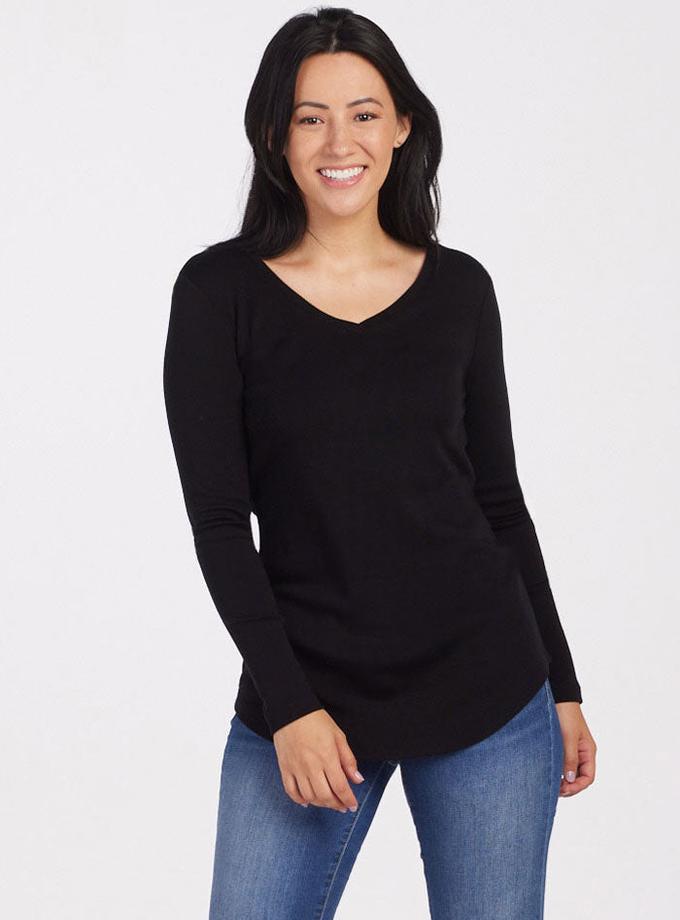 Woolx Eva Tunic - Black Best Seller