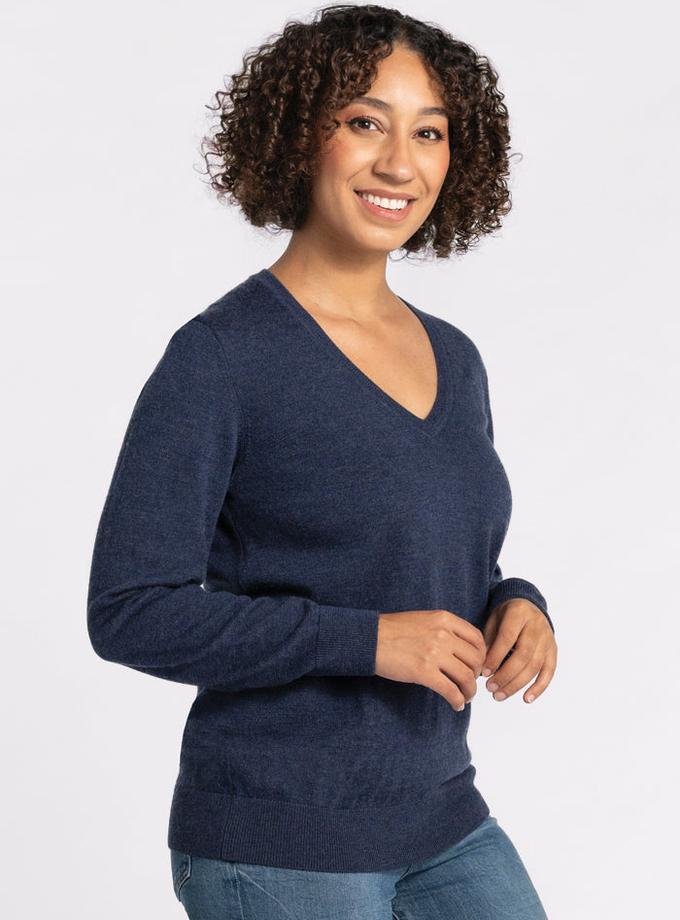 Woolx Francesca Sweater - Twilight Storm Best Price