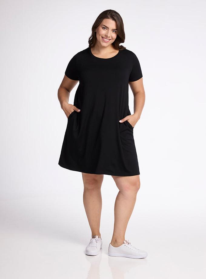 Woolx Georgie Dress - Black Free shipping