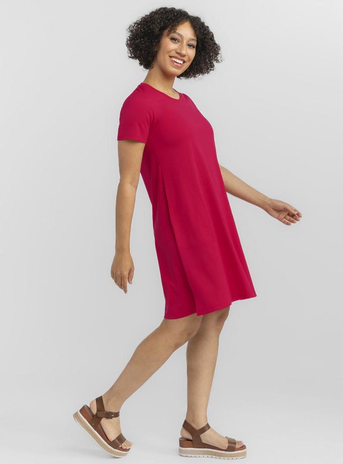 Woolx Georgie Dress - Viva Magenta Best Buy