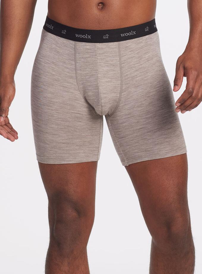 Woolx Jazzy No Fly Boxer Briefs - Light Mocha Best Price