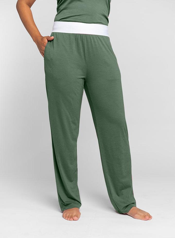 Woolx Maya Lounge Pants - Duck Green High Quality