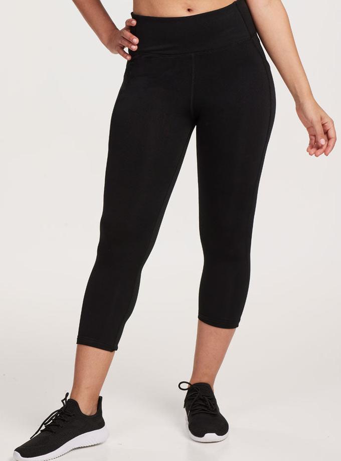 Woolx McKenna Capris -Black Same Day Delivery