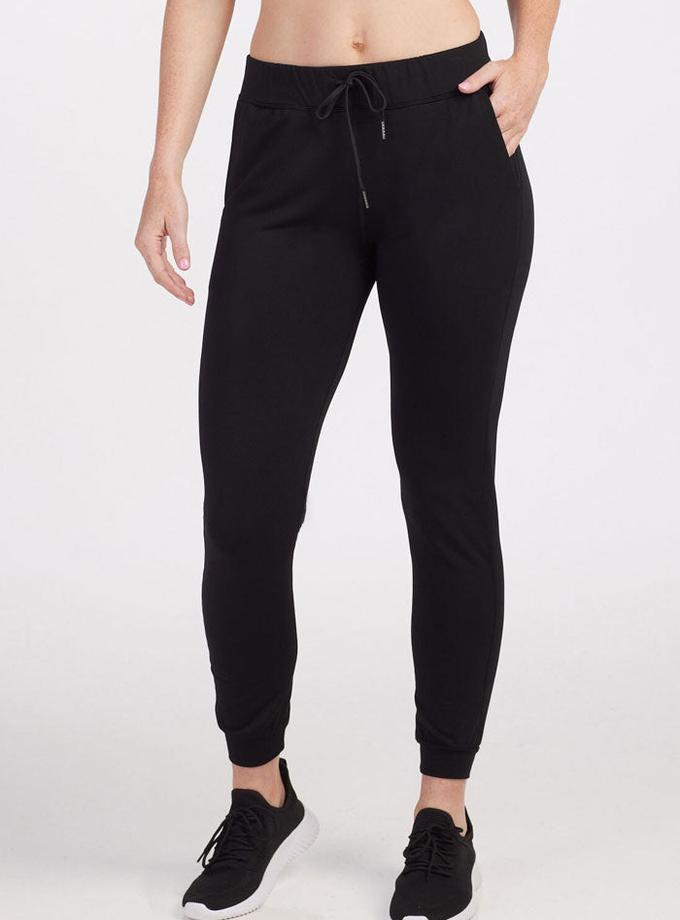 Woolx Merino Flex™ Lola Jogger Tall - Black High Quality