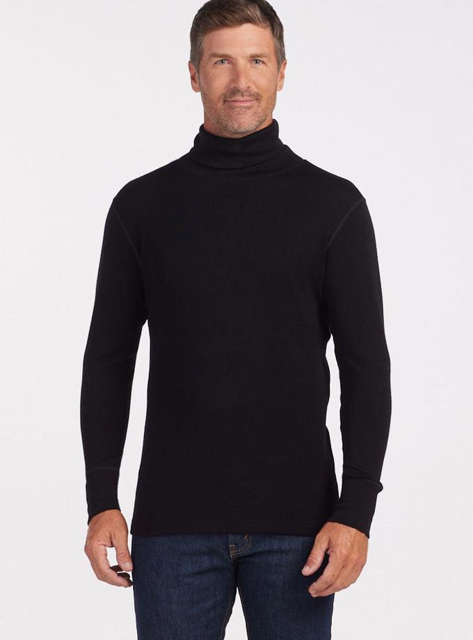 Woolx Prescott Turtleneck - Black Best Price