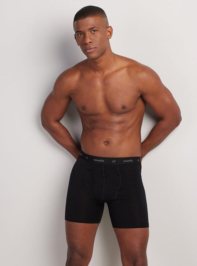 Woolx Reaction Boxer Briefs - Black For Sale