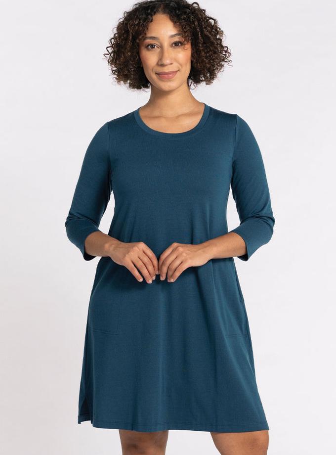 Woolx Rissa A Line Dress - Real Teal Best Buy