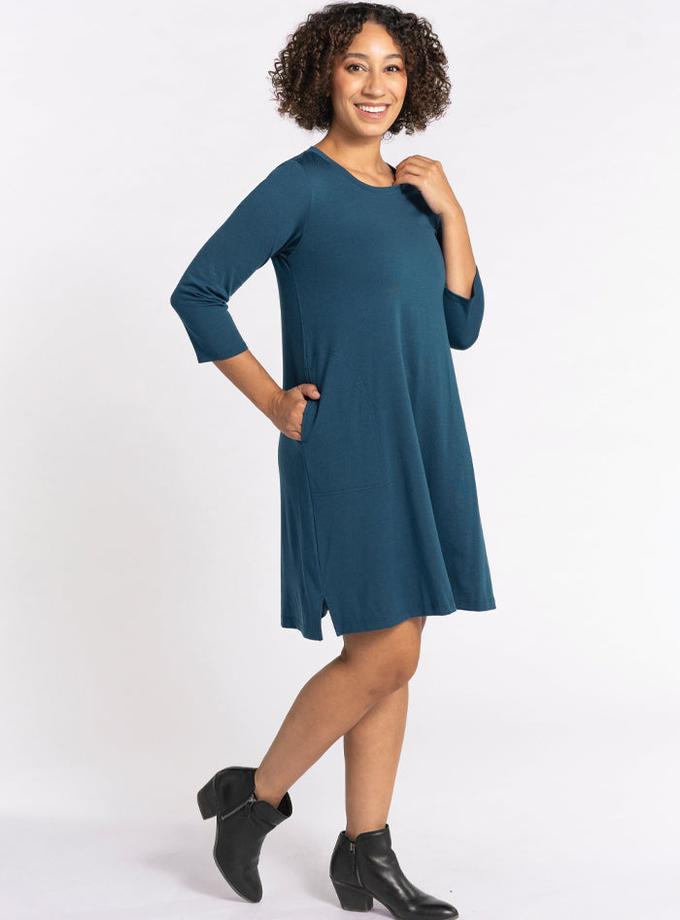 Woolx Rissa A Line Dress - Real Teal Best Buy