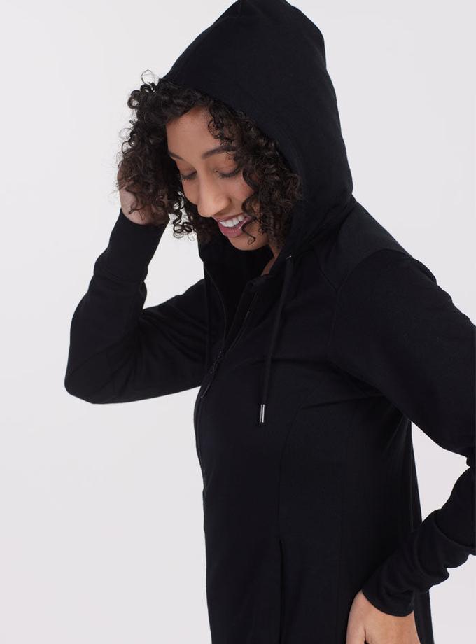 Woolx Ryann Hoodie - Black High Quality