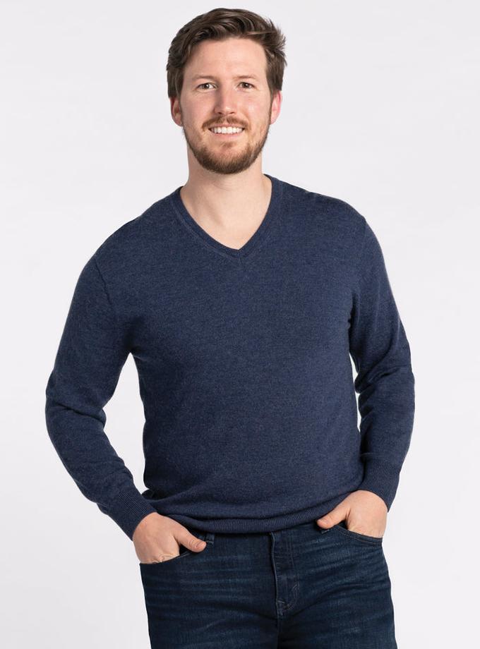 Woolx Vincenzo Sweater - Twilight Storm Best Buy